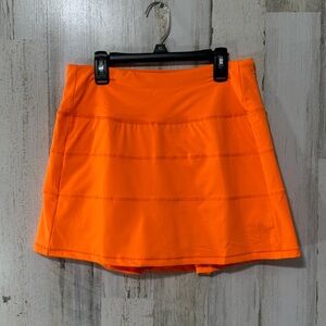 Tennis 🎾 Golf ⛳️ Pickleball Neon Orange Skort Skirt Mini